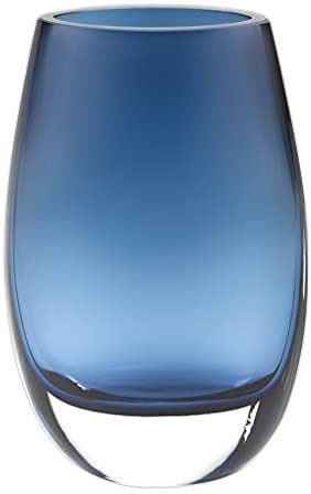 Badash - Crescendo European Mouth Blown Crystal Midnight Blue 7.5