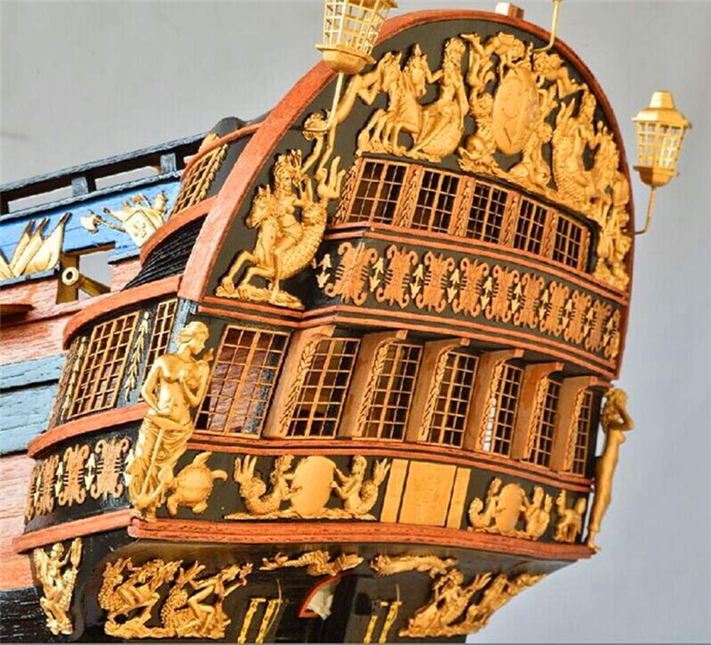 INGERMANLAND 1715 Model Ship Kit - 1/50 Scale Wooden Ship Model - 1304mm (51.3