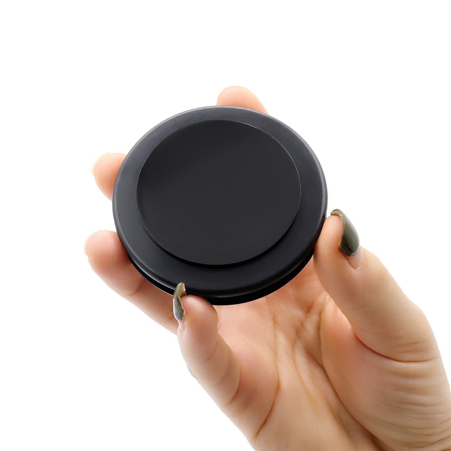 2 Inch Silicone Umbrella Hole Plug and Cap Set (Black) - Waterproof Cover for Outdoor Patio Tables, Glass Tables, Deck & Yard Furniture - Durable Weatherproof Protection for Rain & Sun