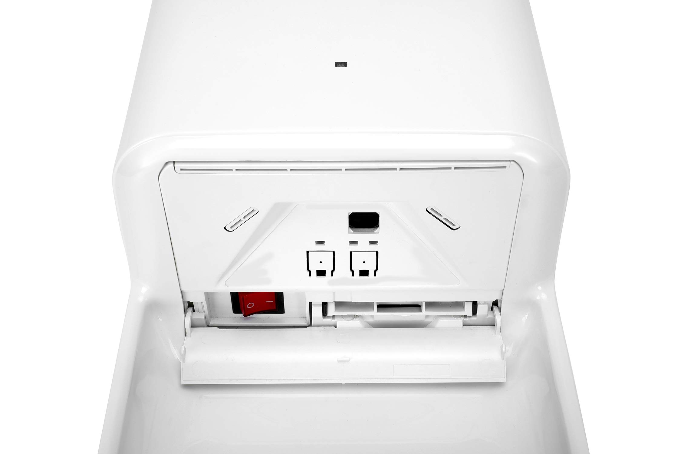 Modundry Automatic Hand Dryer - High Speed Electric Hand Dryer with Drain Tray for Bathroom & Commercial Use - Fast Drying, Energy Efficient, Wall Mounted (White) - Ideal for Restaurants, Hotels, Public Restrooms and Home Bathrooms