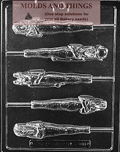Egyptian Lollys Chocolate Candy Mold with Copyrighted Candy Making Instructions - Perfect for DIY Homemade Chocolates, Party Favors & Holiday Treats