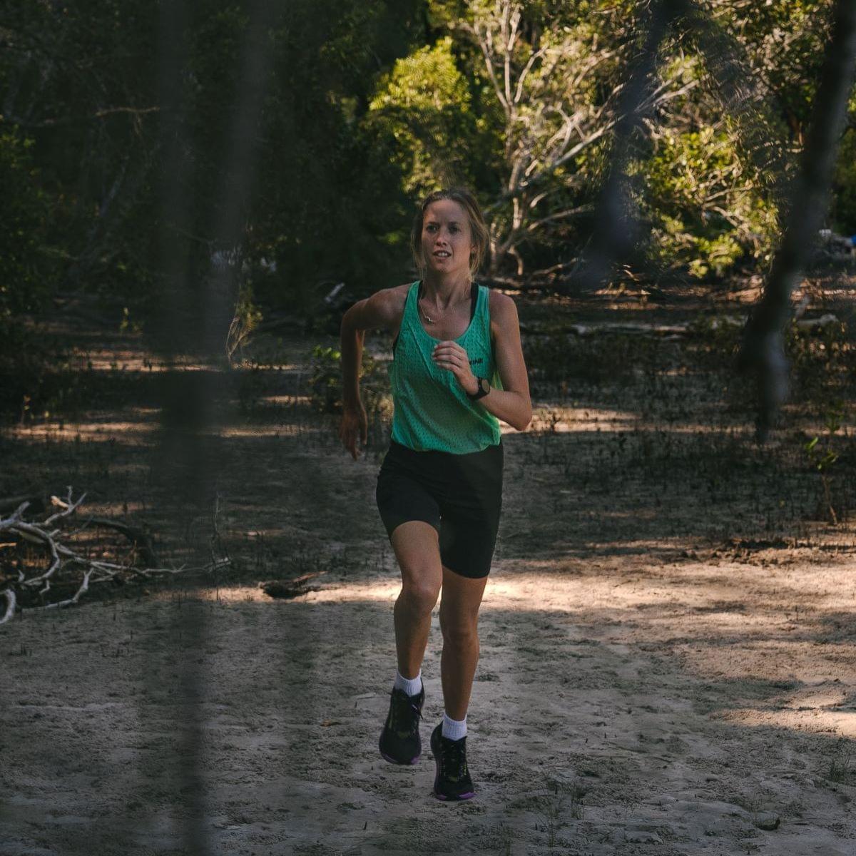 RE RUN Women's Tarkine Trail Devil Eco-Friendly Running Shoes - Lightweight Sustainable Trail Runners for Hiking & Outdoor Adventures