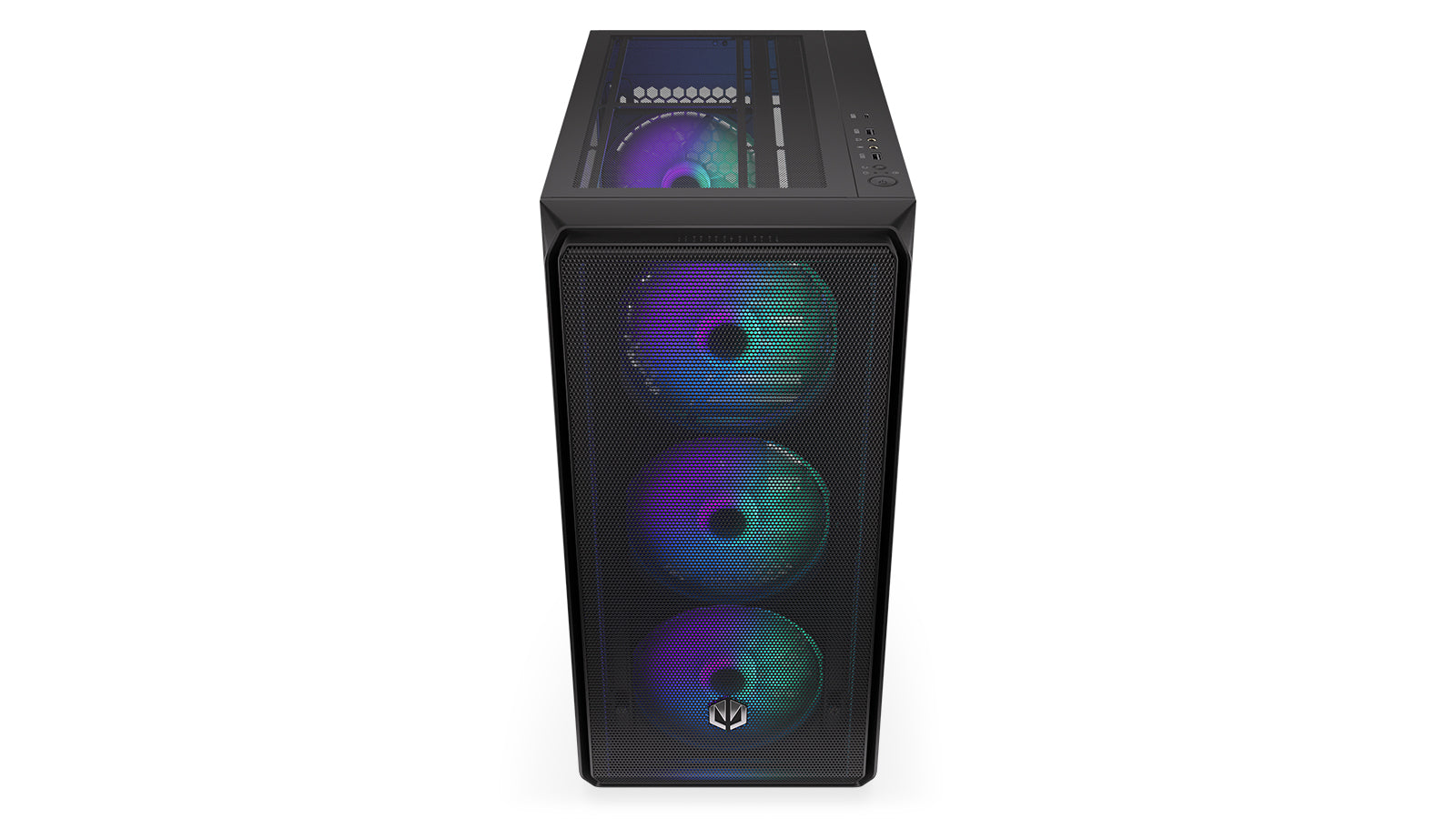Endorfy Arx 500 ARGB Mid-Tower ATX PC Gaming Case - High Airflow, Tempered Glass, RGB Lighting (EY2A011) - Perfect for Gaming Rigs & Streaming Setups
