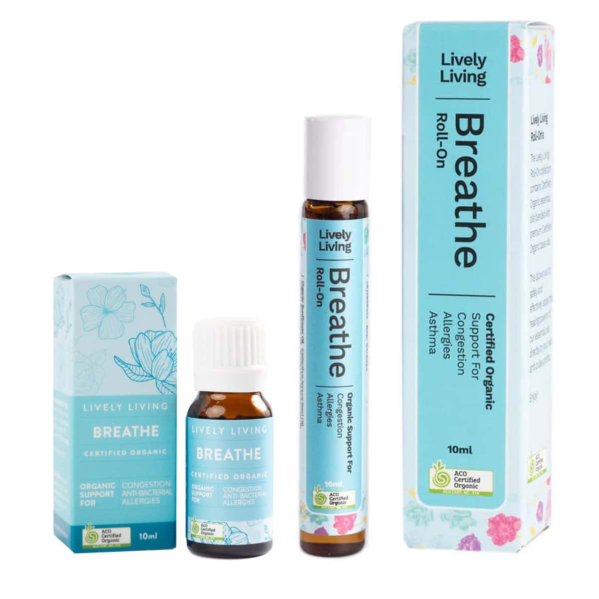 Breathe Essential Oil Roll-On for Stress Relief & Relaxation - Perfect for Aromatherapy, Travel & Daily Wellness