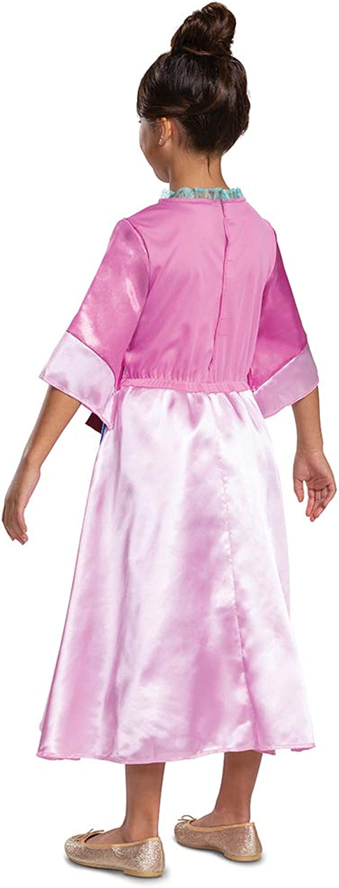 Mulan Classic 14039M 3T 4T Girls' Costume Dress - Disney Princess Outfit for Halloween, Cosplay, Birthday Parties & Dress-Up Play