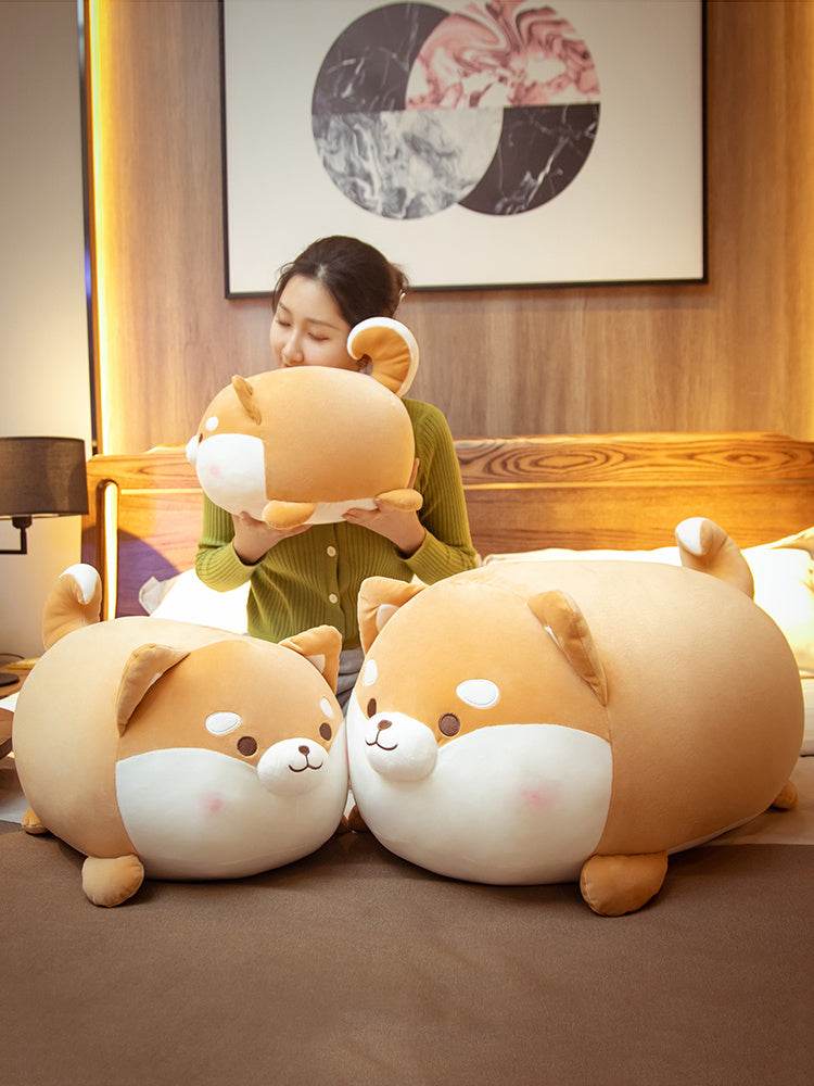 Giant Kawaii Corgi Plush Toy - Extra Large Fluffy Stuffed Animal Dog for Kids & Adults | Perfect for Cuddling, Home Decor, and Gift Giving