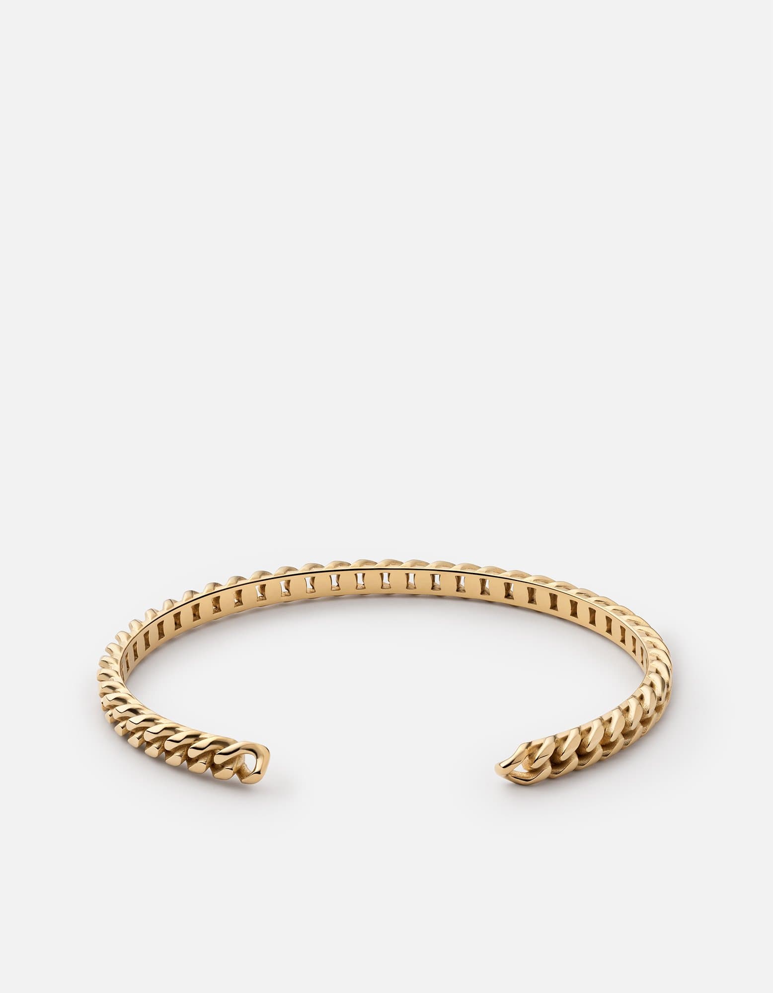 14K Gold Cuban Link Cuff Bracelet for Men - Luxury Hip Hop Jewelry for Gifts & Special Occasions