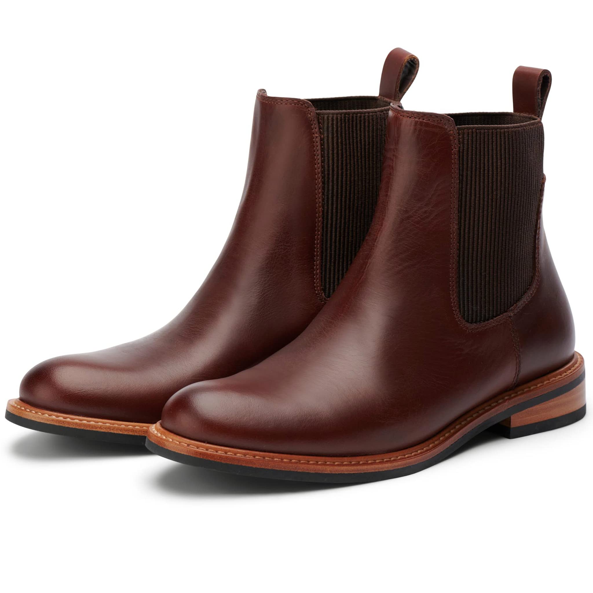 Nisolo Carmen Chelsea Boots for Women - Slip On Leather Ankle Booties | Comfortable Winter & Fall Fashion Boots | Dress Shoes & Casual Wear | Perfect for Office, Dating & Everyday Outfits