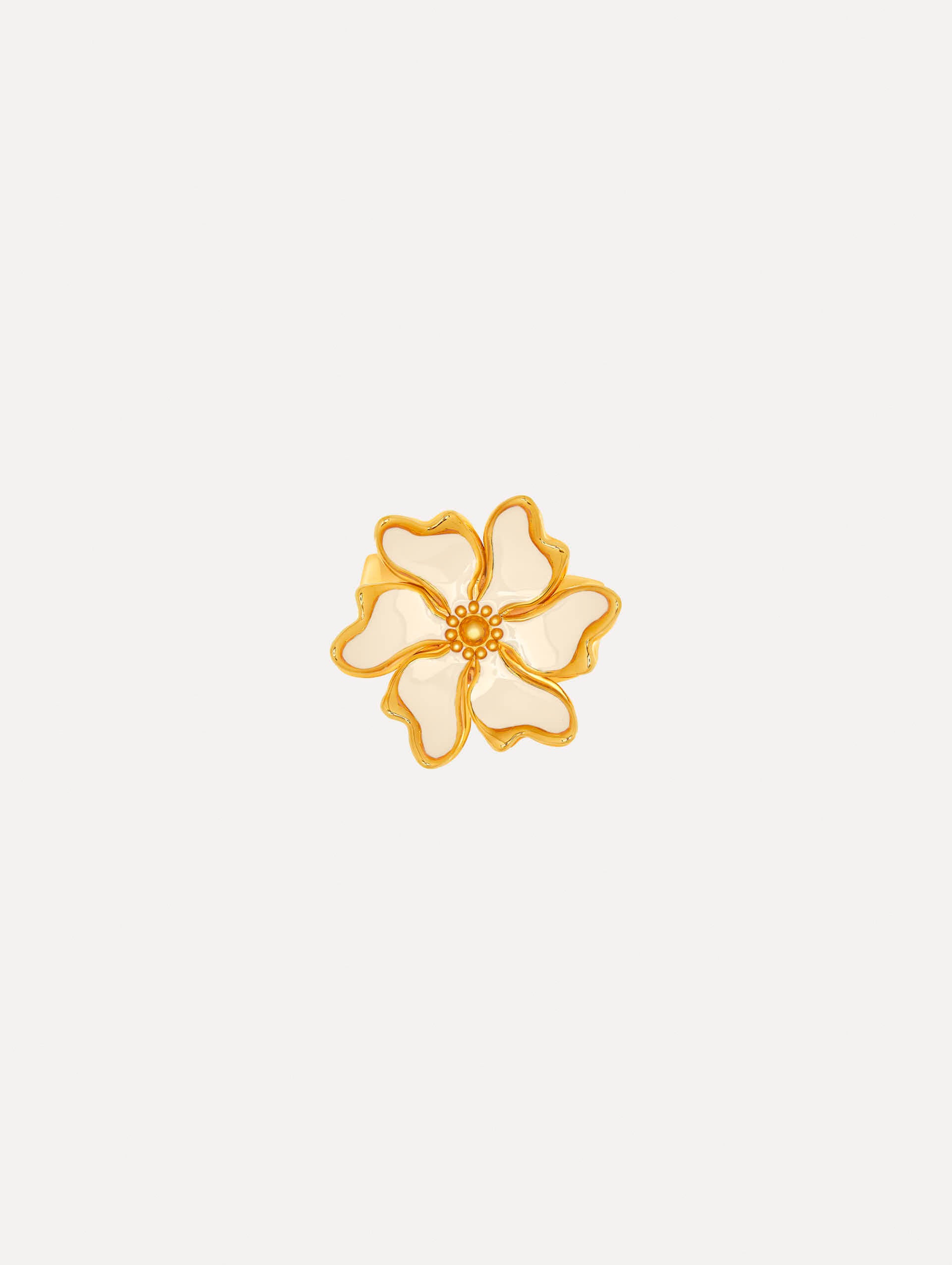 Enamel Cherry Blossom Ring - Japanese Style Floral Jewelry for Women, Dainty Pink Blossom Band, Unique Handmade Gift for Her - Perfect for Spring Fashion, Date Nights & Special Occasions