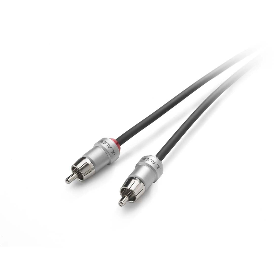 JL Audio XE BLKAIC2 18 - 2 Channel 18ft (5.49m) Premium RCA Audio Cable for Car Stereo & Home Theater Systems - High-Quality Interconnect for Enhanced Sound Performance