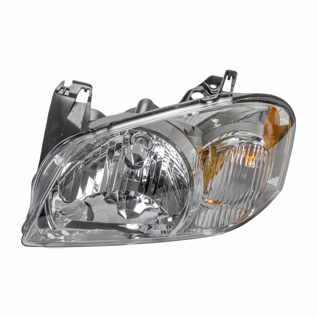 2005-2006 Mazda Tribute Driver Side Headlight Assembly with Bulbs - OEM MA2502131 EF91-51-040E Replacement - Perfect for Night Driving & Foggy Conditions