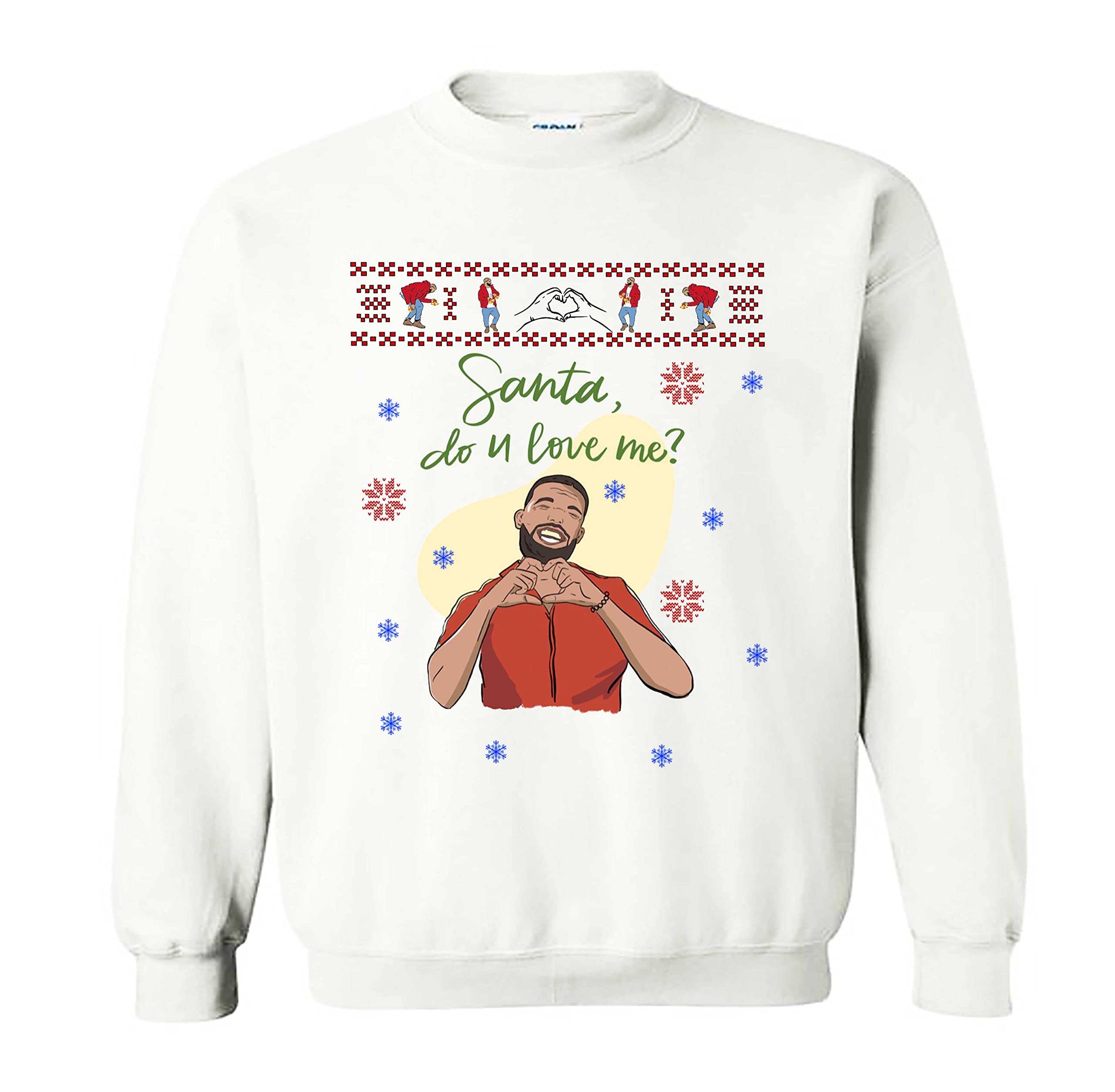 Drake Ugly Christmas Sweater & T-Shirt - Hotline Bling Funny Holiday Sweatshirt for Men & Women | Perfect for Ugly Christmas Parties & Festive Gifts