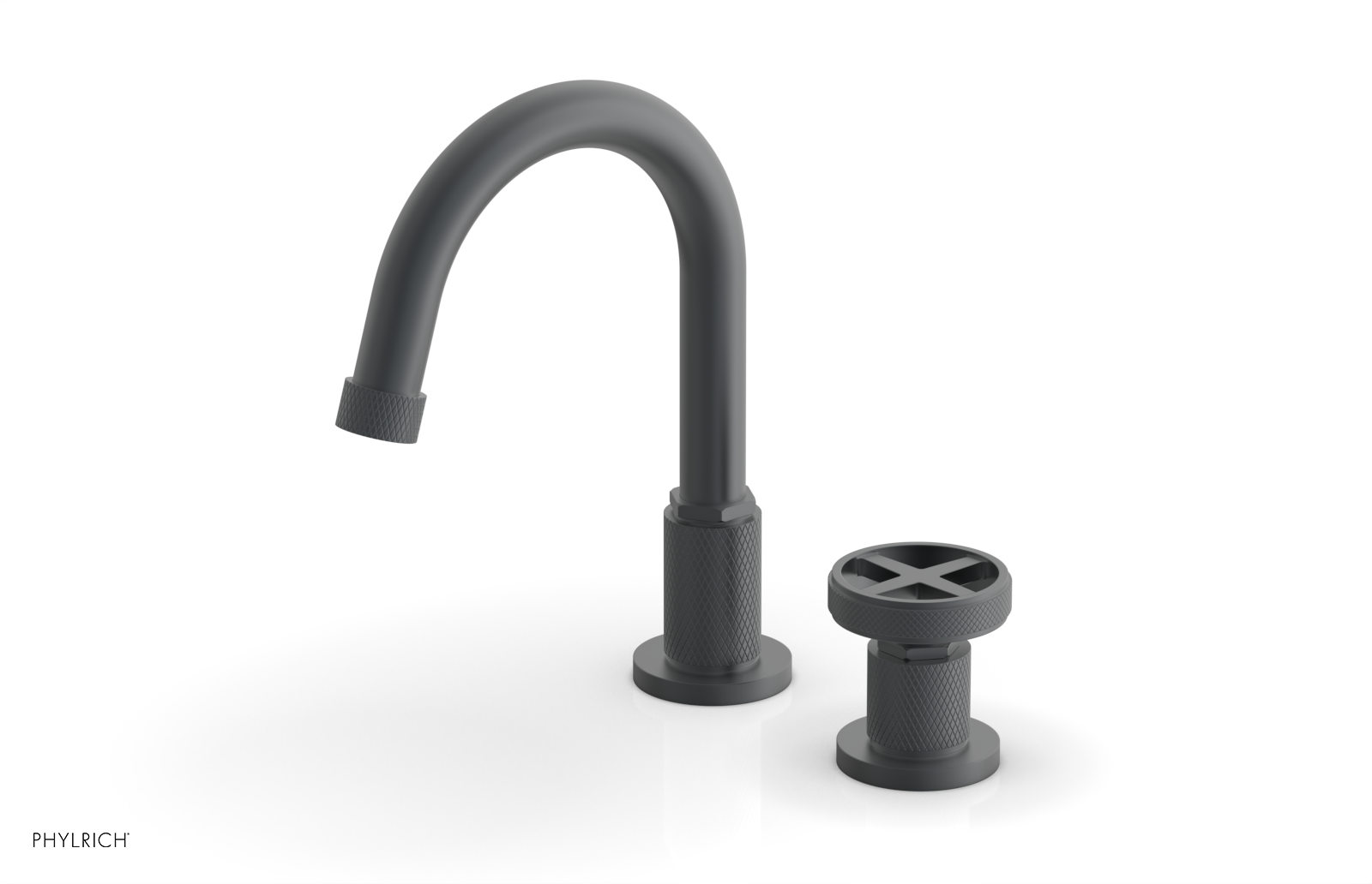DUSTRIE Single Handle Kitchen Faucet with High Spout & Cross Handle - Model 371-09 | Perfect for Modern Farmhouse & Commercial Style Sinks
