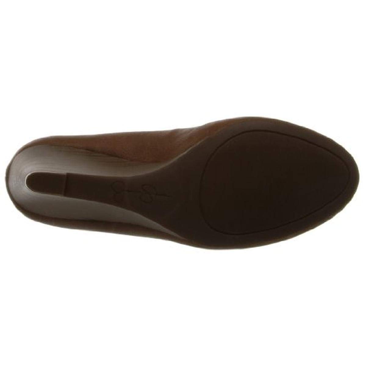 Jessica Simpson Women's Sampson Round Toe Wedge Heel Pumps - Comfortable Dress Shoes for Work, Party & Special Occasions | Stylish Women's Fashion Heels for Office, Wedding & Night Out