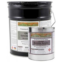 Concrete Resurrection Outdoor Acrylic 400 VOC Sealer – High-Performance Waterproof Coating for Driveways, Patios & Pool Decks