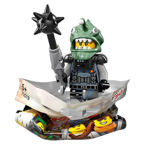 LEGO NINJAGO Movie Shark Army Angler Minifigure - Collectible Building Toy for Kids & Fans - Perfect for Play, Display, and Ninja-Themed Adventures