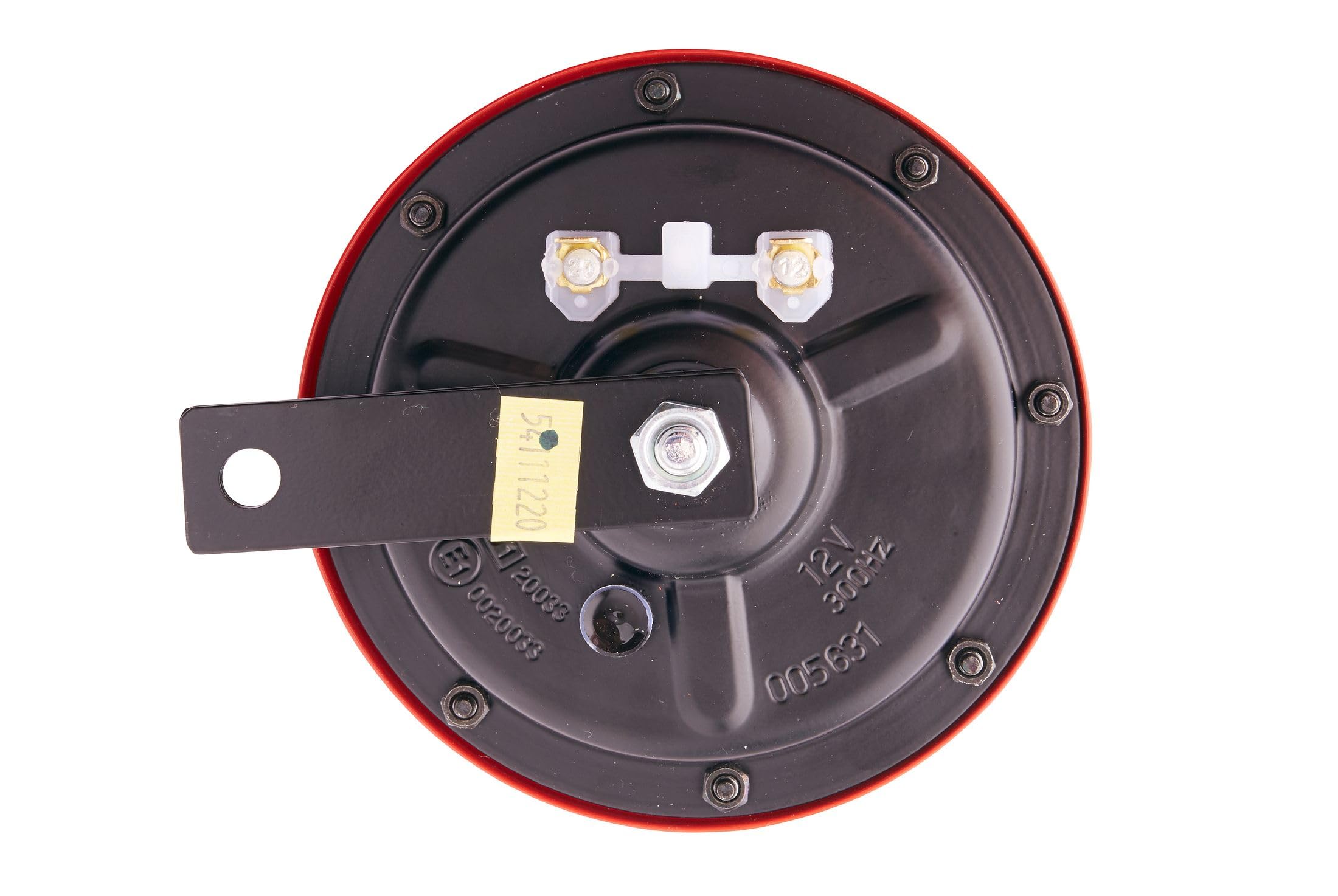 HELLA 003399801 Supertone 12V High/Low Tone Twin Horn Kit with Red Protective Grill - Loud Dual Horn Set for Cars, Trucks & Motorcycles - Perfect for Off-Roading, Emergency Vehicles & Custom Upgrades