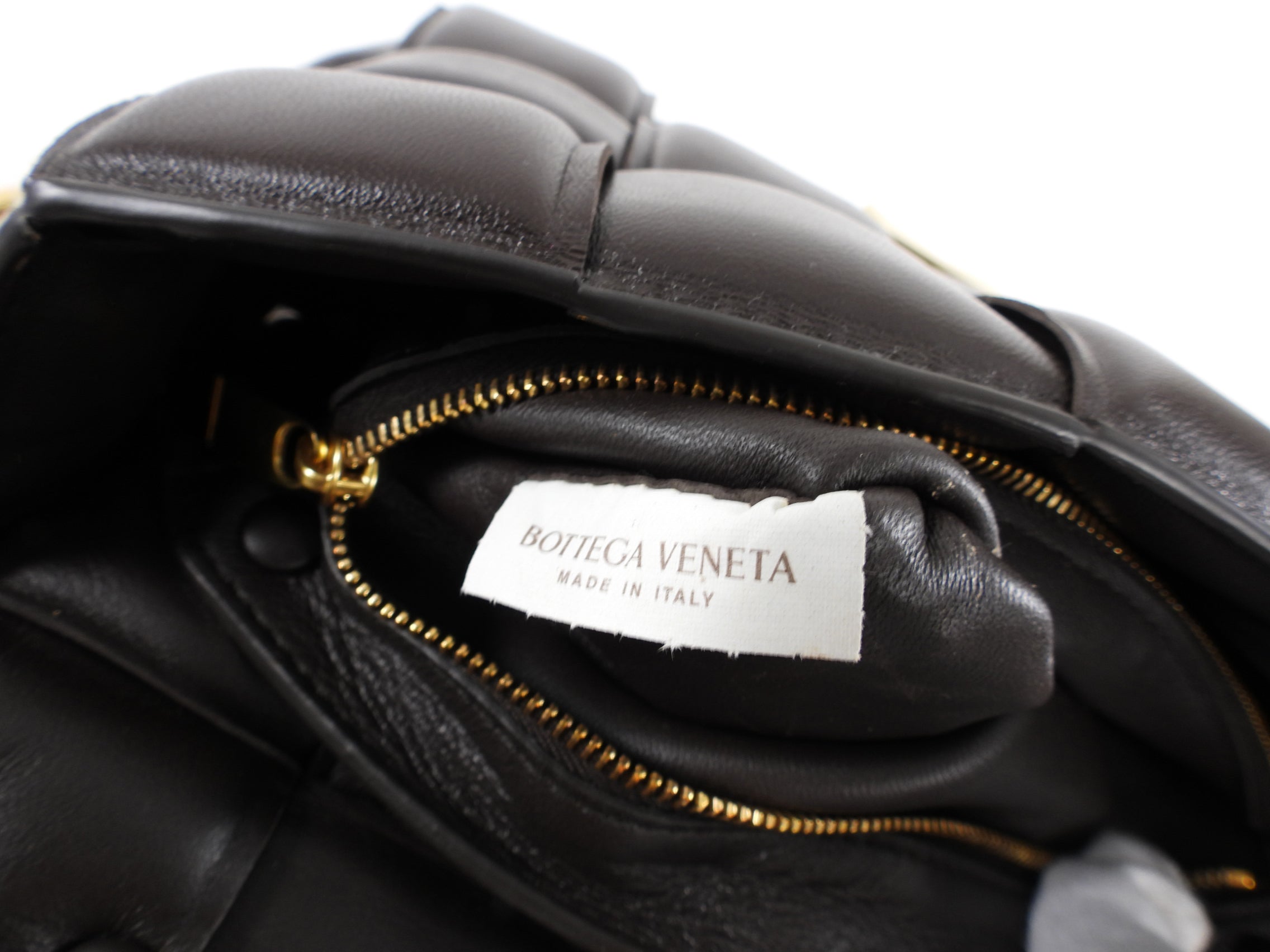 Bottega Veneta Padded Casette Chain Crossbody Bag - Dark Brown Genuine Leather Handbag for Women | Perfect for Work, Travel & Evening Out