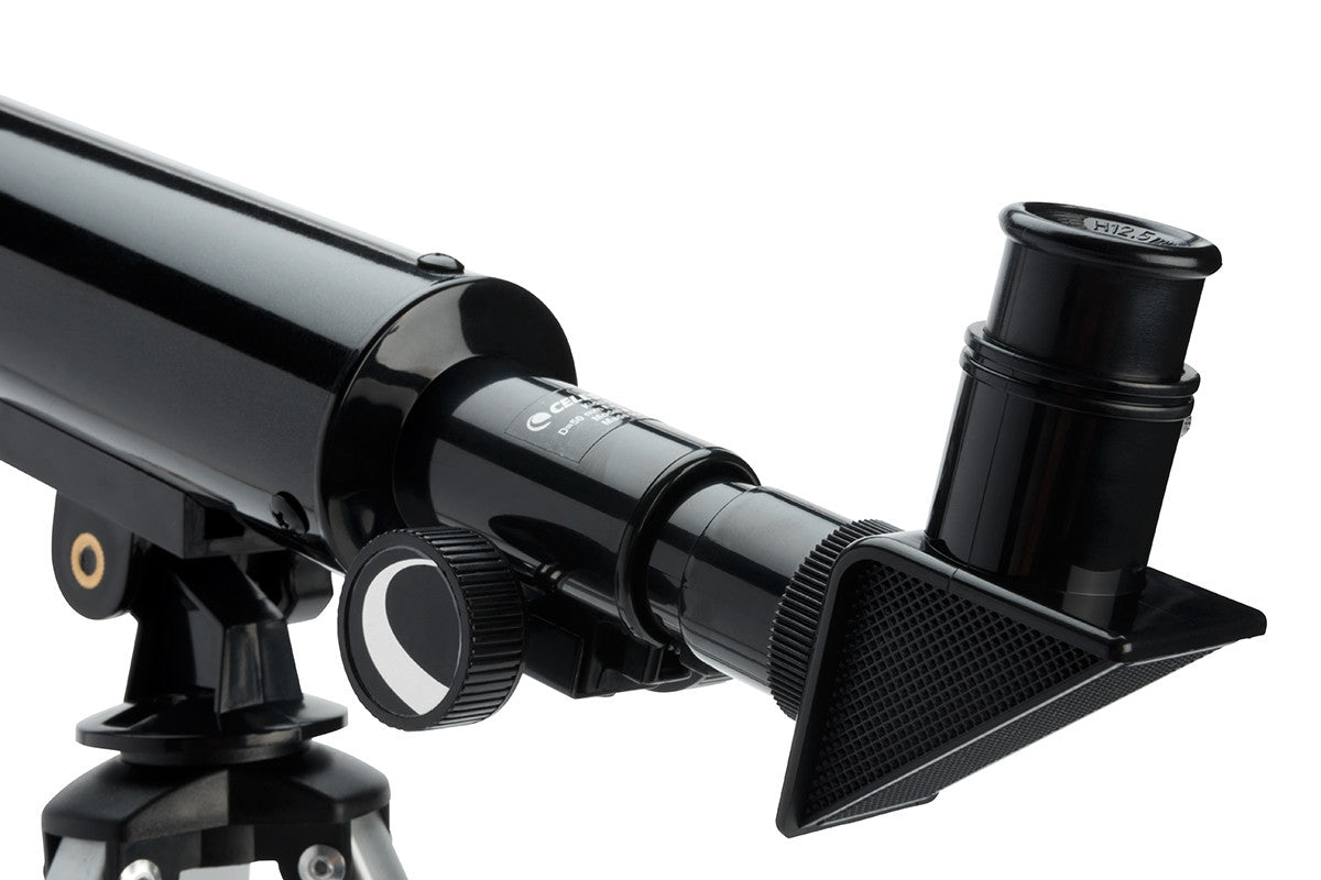 Celestron 50mm Refractor Telescope for Kids - Portable Astronomy Starter Kit with Carrying Case | Perfect for Backyard Stargazing, Camping & Science Learning
