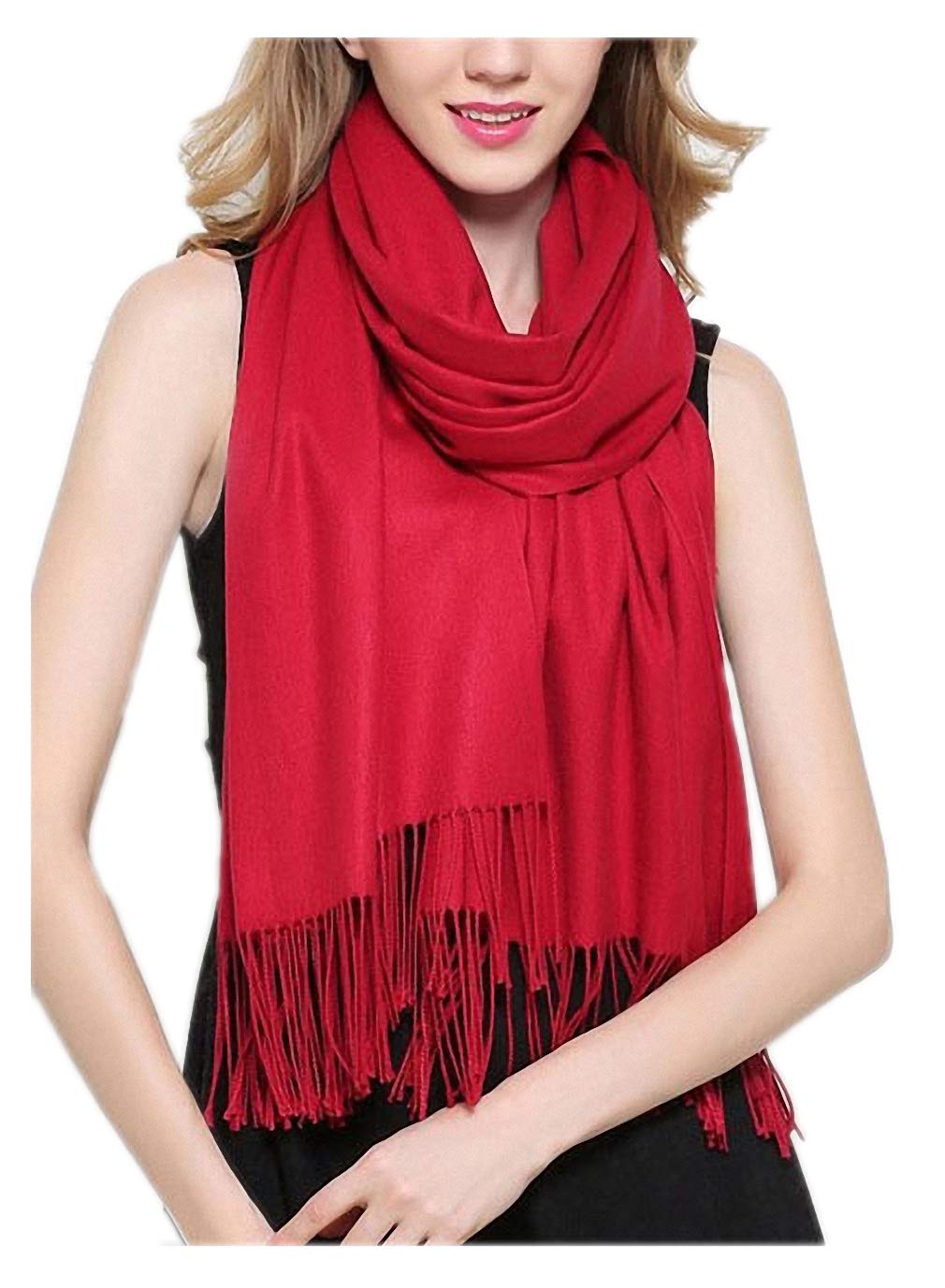 Luxury Cashmere Scarves for Women - Soft Pashmina Wrap, Long Warm Shawl, Stylish Bandana & Foulard - Perfect for Winter, Office, Travel & Special Occasions