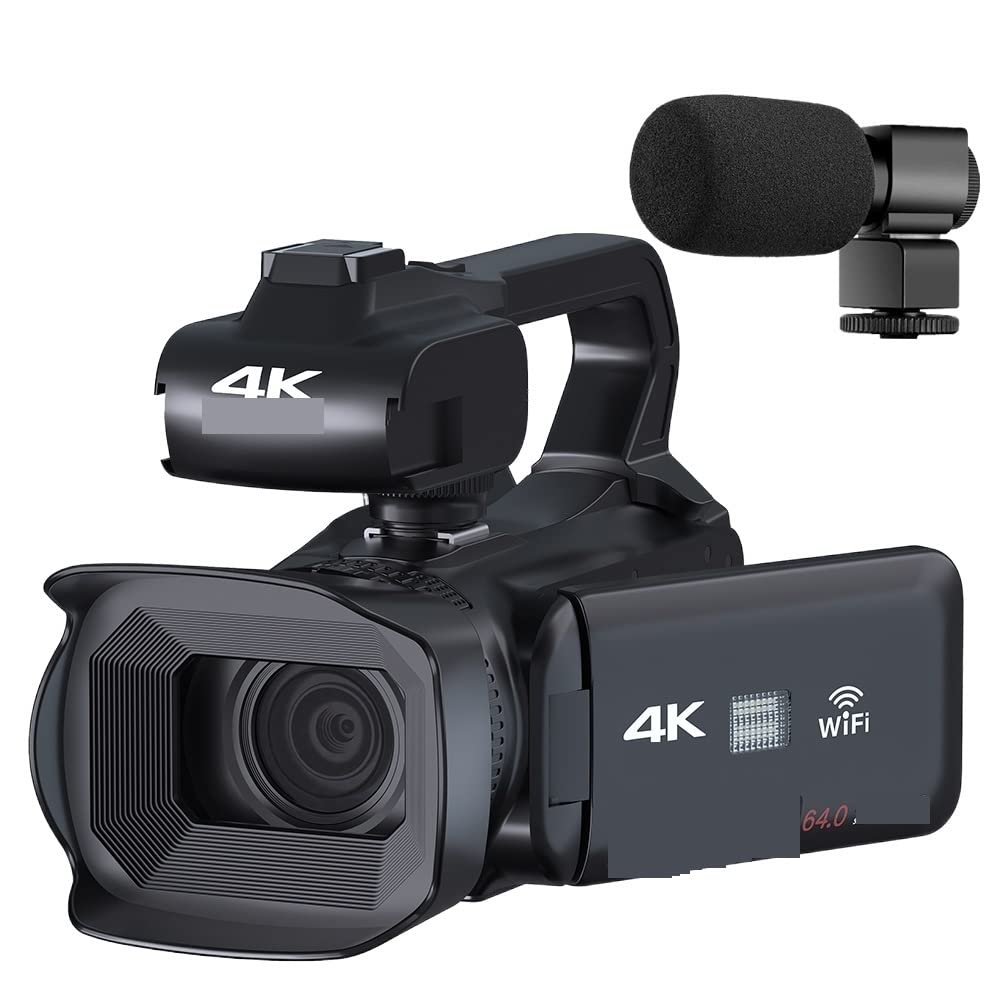 4K UHD Rotate Touch Screen Vlog Camcorder - Perfect for Livestreaming & YouTube