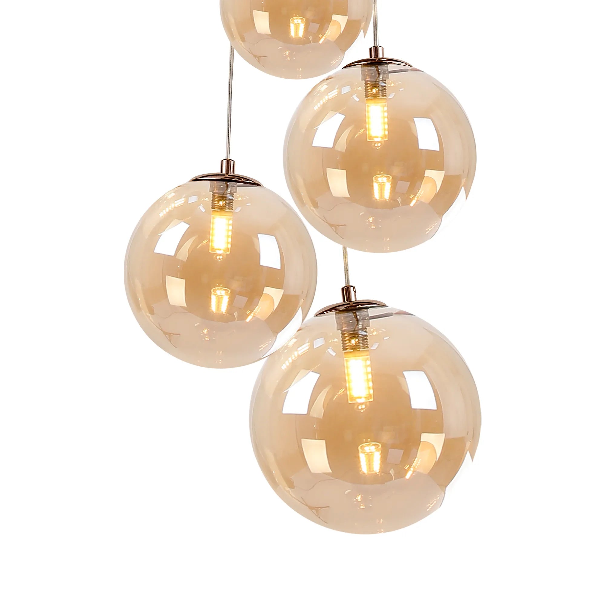 Modern Austin 5-Light Cluster Pendant with G9 Base - Elegant Ceiling Lighting for Dining Room, Kitchen Island, or Entryway