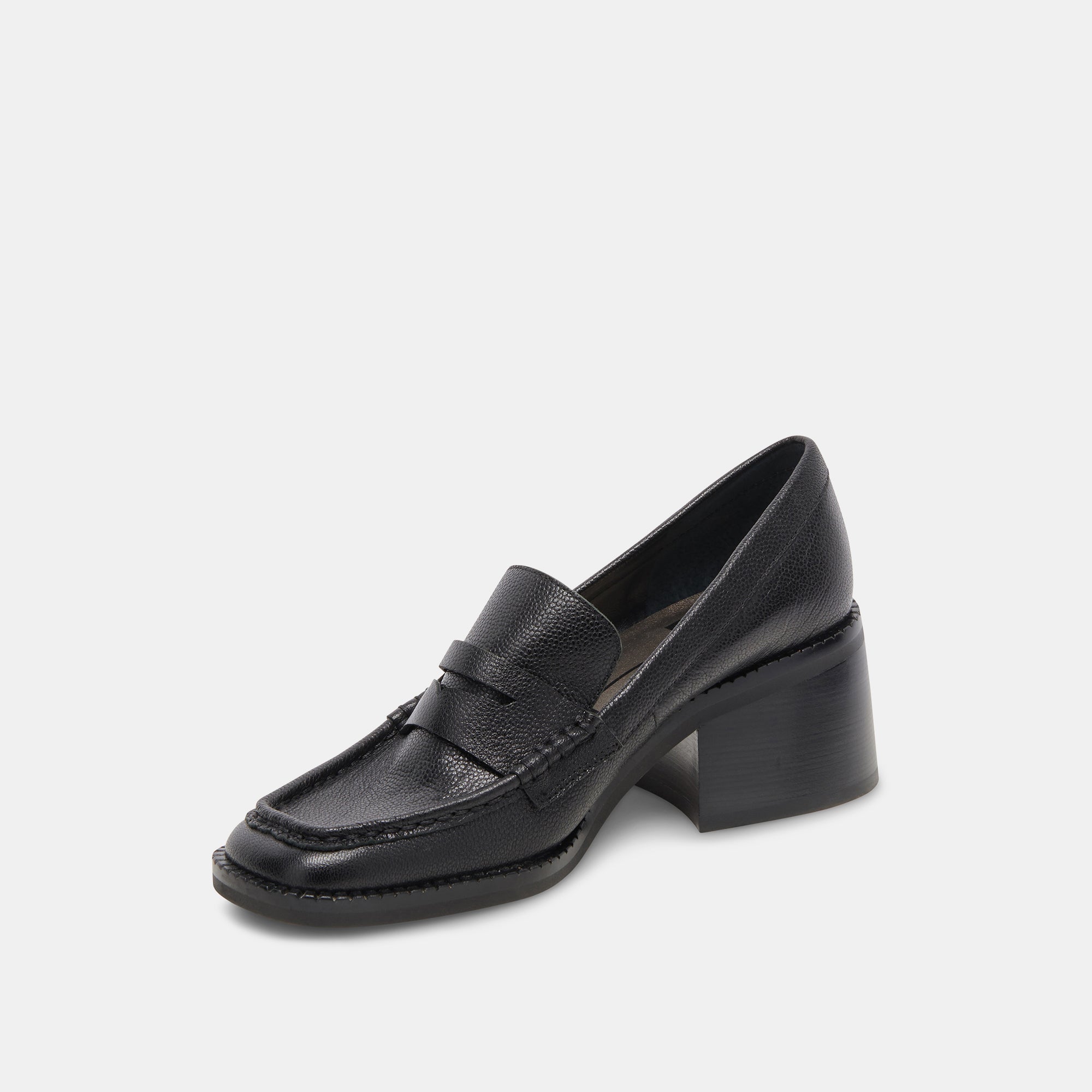 TALIE Loafers for Men & Women - Onyx Black Embossed Leather Slip-On Shoes - Comfortable & Stylish for Office, Casual & Formal Wear