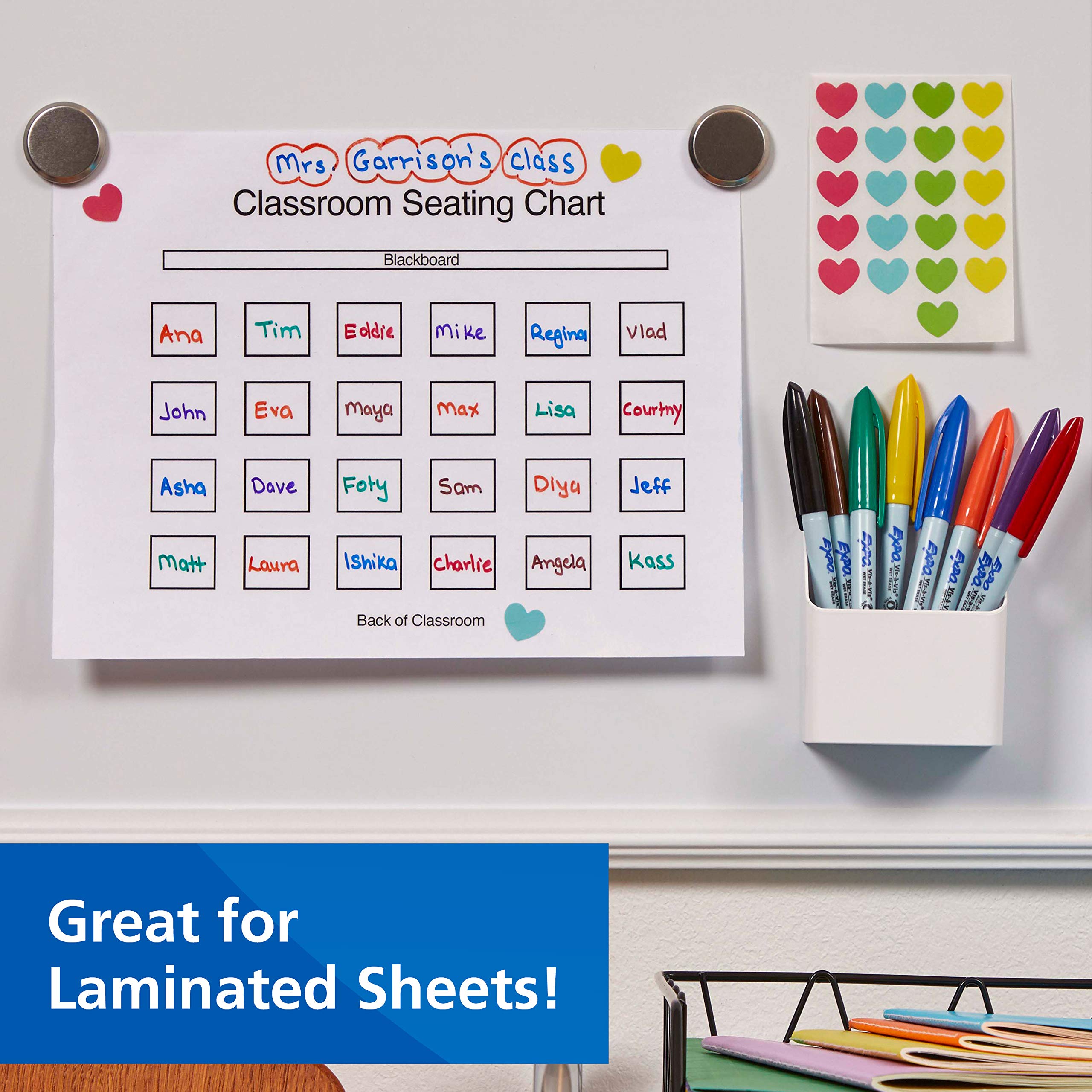 EXPO Vis-a-Vis Fine Point Wet Erase Markers - 36 Pack with Vibrant Black Ink for Whiteboards, Glass & Laminated Surfaces - Ideal for Teachers, Students, Office Meetings & Home Organization