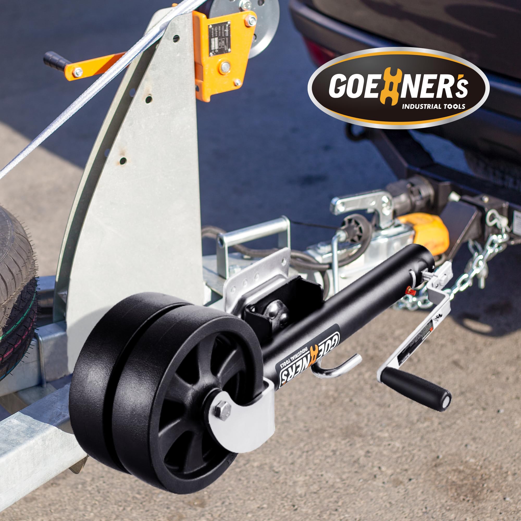 Heavy Duty Boat Trailer Jack with 2000LBS Capacity - 8