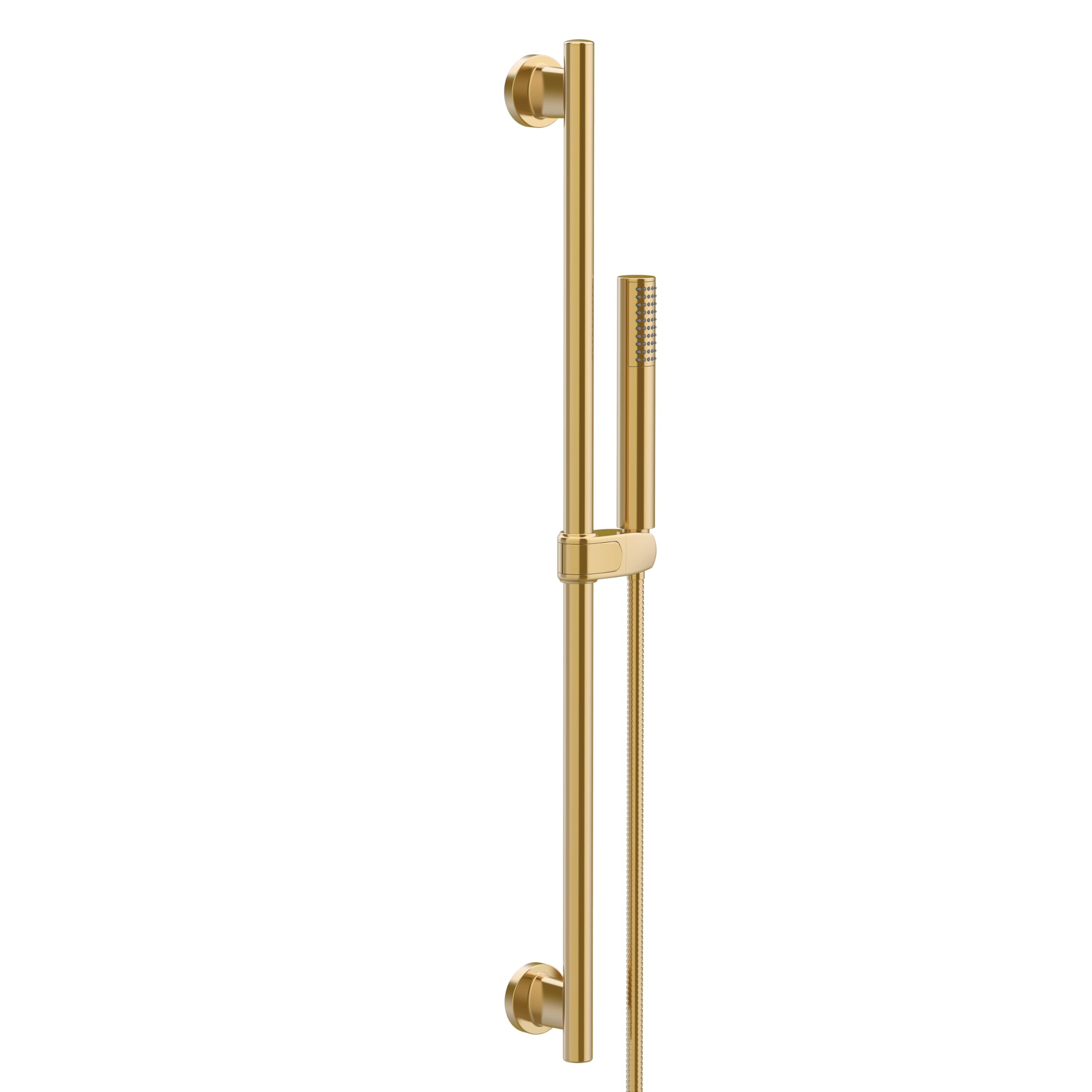 Gerber Versa 1-Spray Round Wall Bar Shower Kit with Hand Shower - Modern Bathroom Fixture for Spa-Like Shower Experience at Home