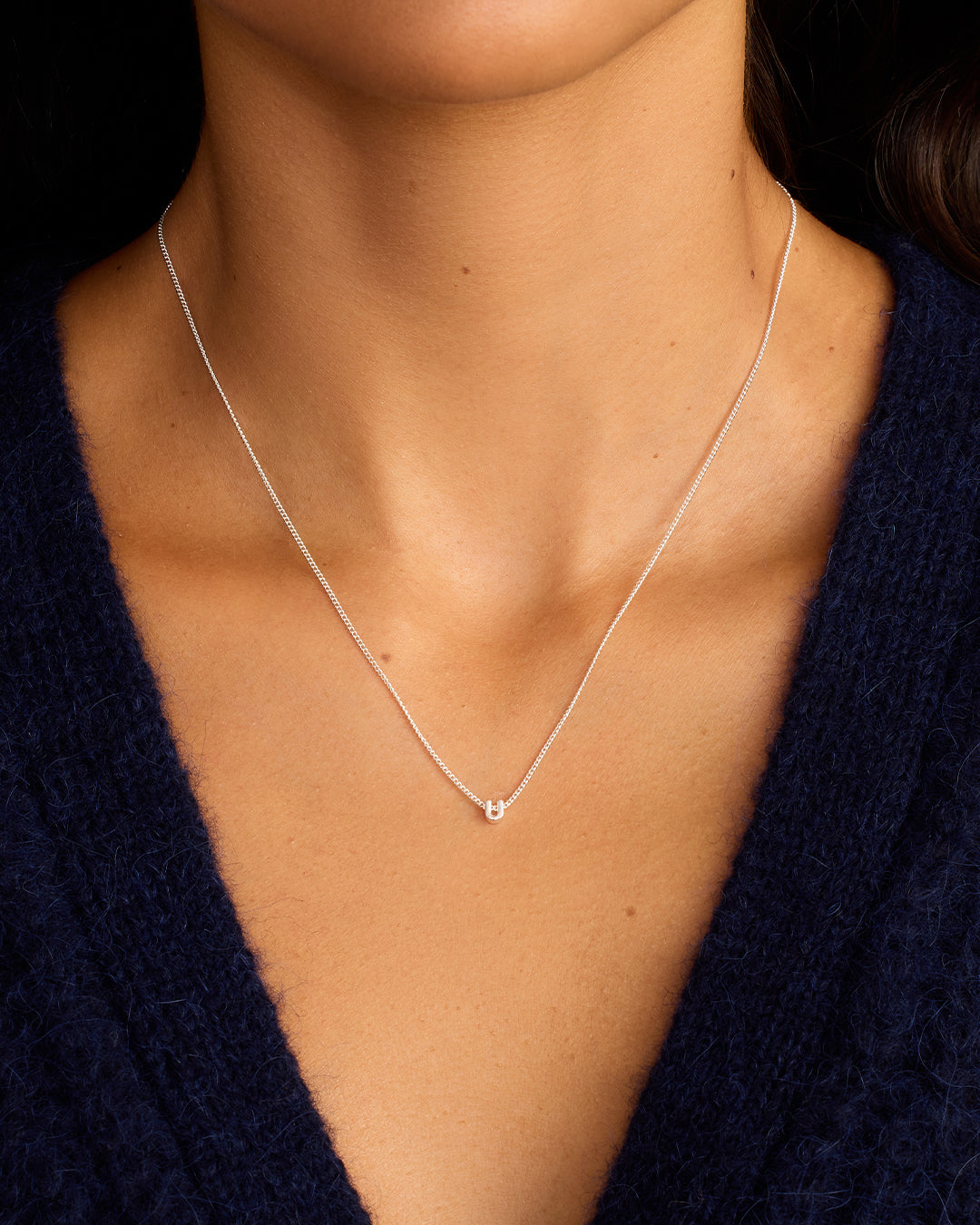 Wilder Mini Alphabet Necklace - Personalized Initial Pendant Jewelry for Women | Perfect Gift for Birthday, Anniversary & Everyday Wear