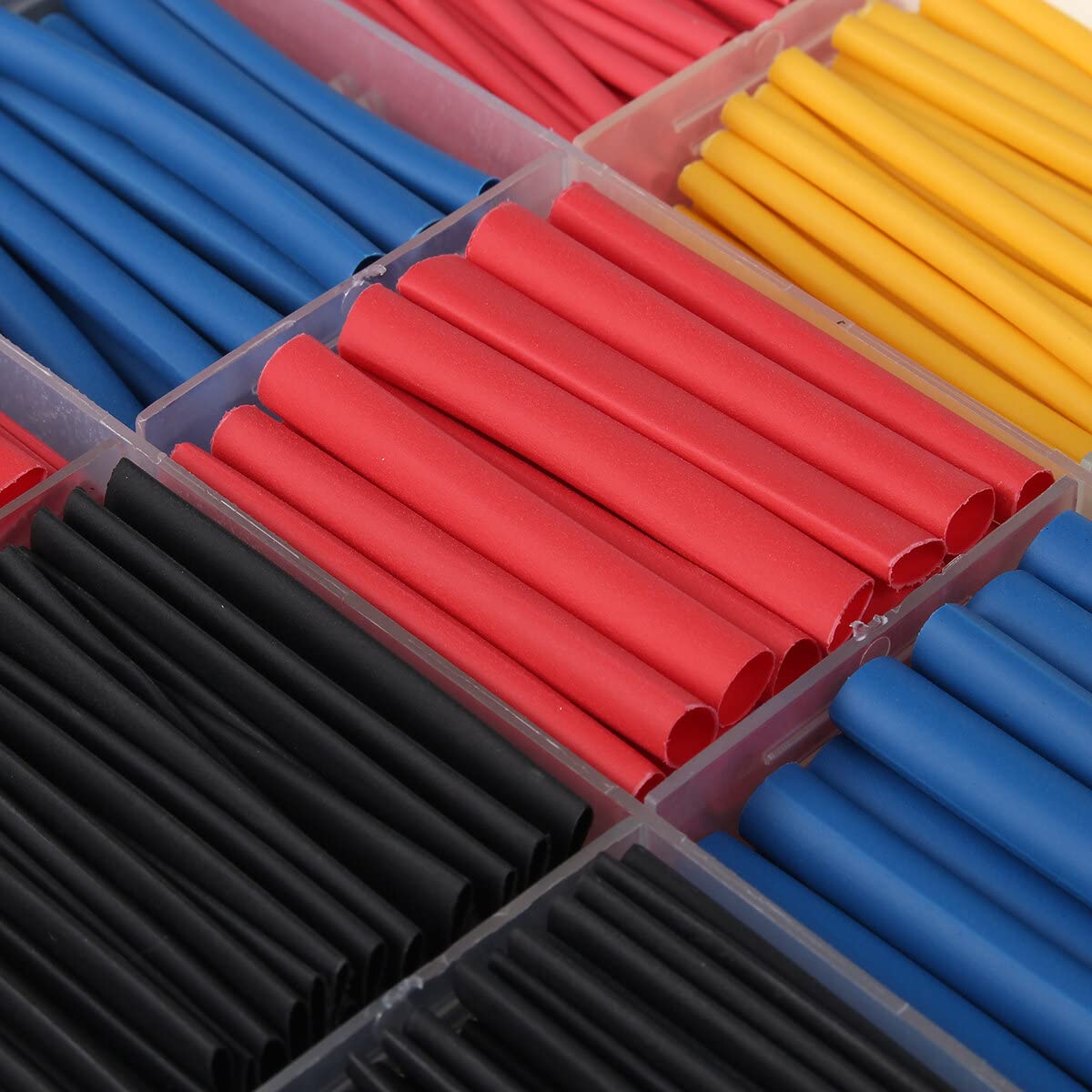 850Pcs Heat Shrink Tube Solder Seal Wire Connectors - Waterproof Electrical Terminals for Marine, Automotive & DIY Projects