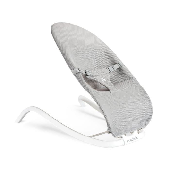 Munchkin Spring 2-in-1 Baby Bouncer and Rocker - Convertible Infant Seat for Playtime & Naptime - Soft Cushioned Support for Newborns to Toddlers - Perfect for Nursery, Living Room or Travel