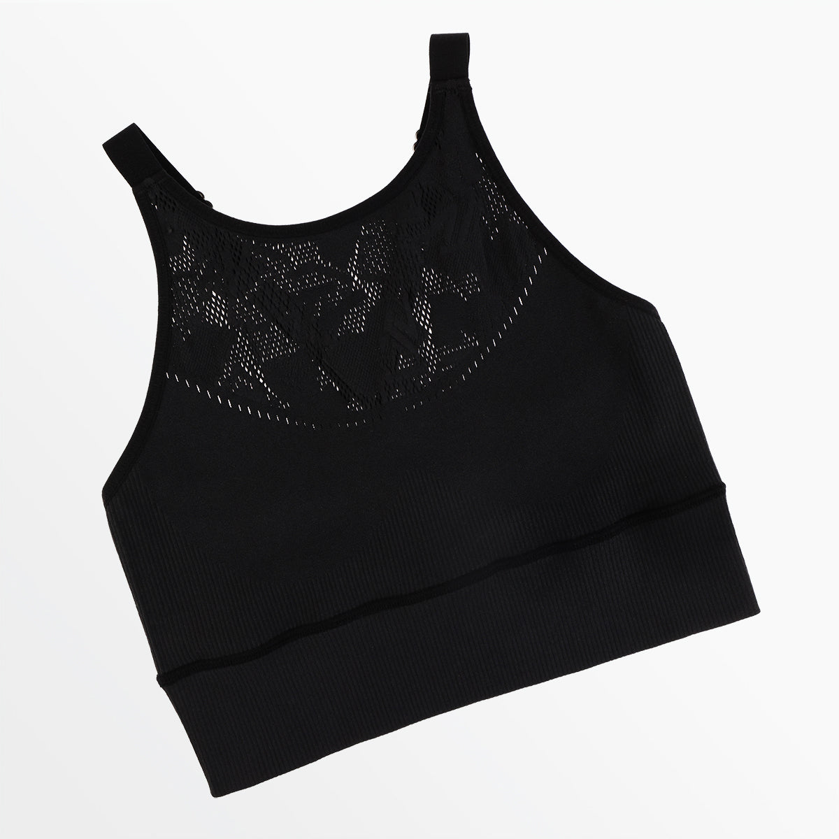 MTV Women's Sporty Sculpt Longline Seamless Bra - High Support Workout Sports Bra for Running, Yoga & Gym - Comfortable & Breathable Activewear