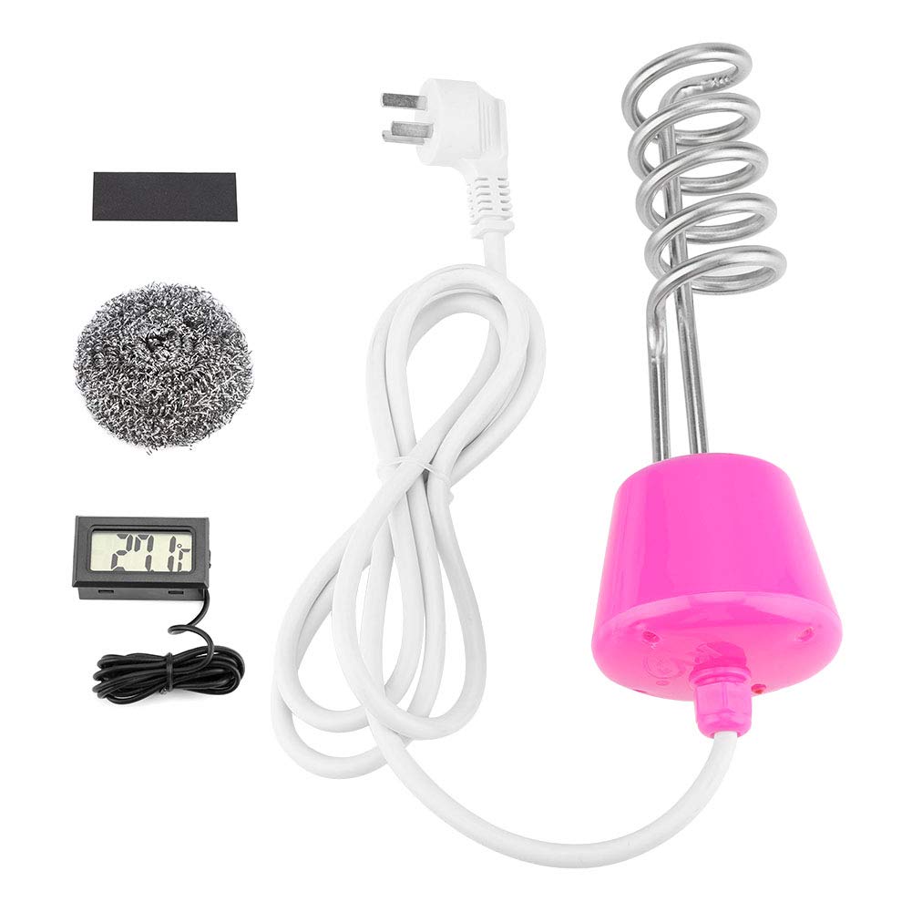3000W 220V Stainless Steel Electric Immersion Water Heater - Floating Boiler Heating Element with 3M Cord for Home, RV & Outdoor Use