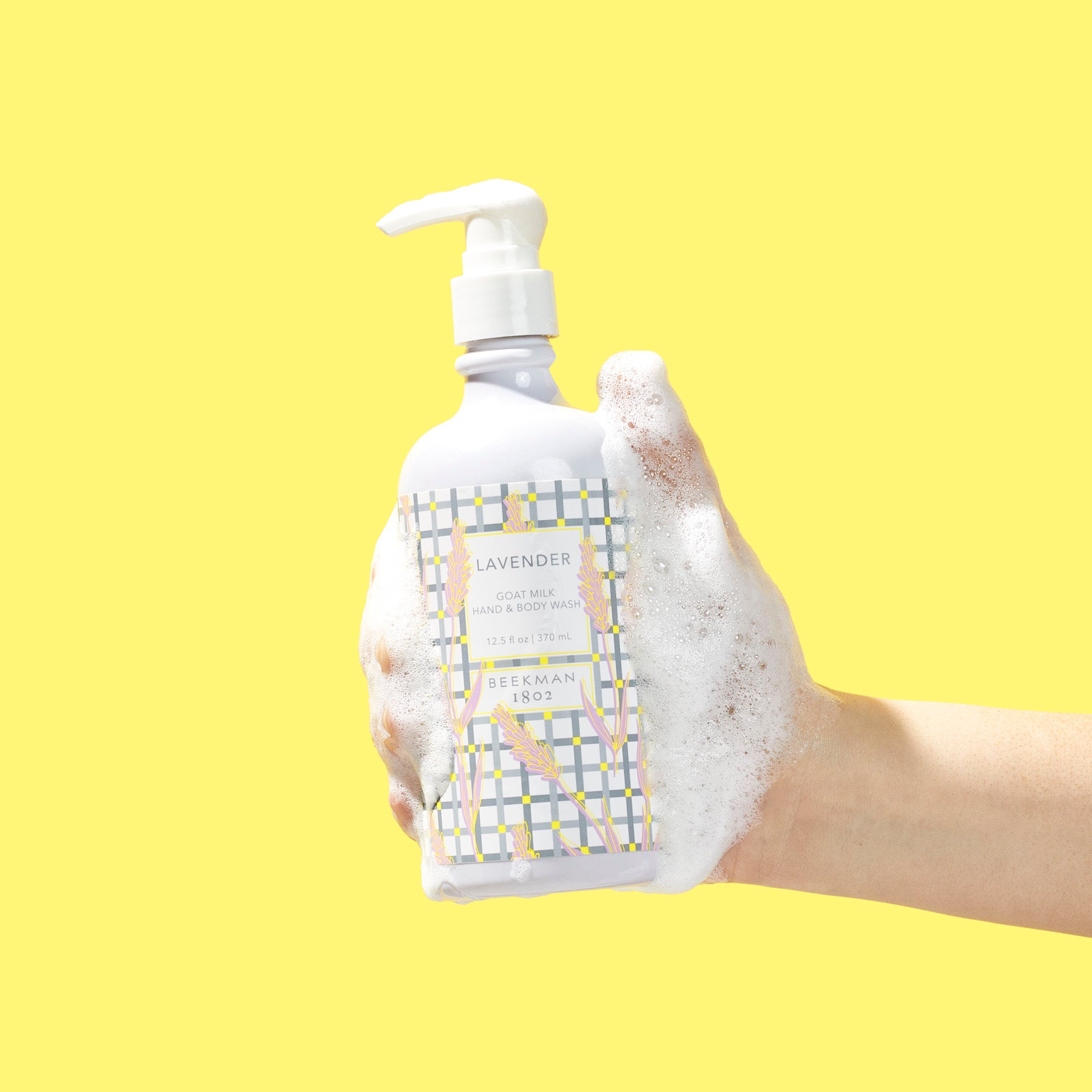Lavender Hand & Body Wash - Soothing & Moisturizing for Dry Skin - Perfect for Bathroom, Spa & Travel Use