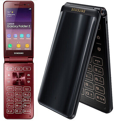 Samsung Folder 2 G1650 Black GSM Unlocked Flip Phone - Retro Style Mobile for Seniors & Business Use