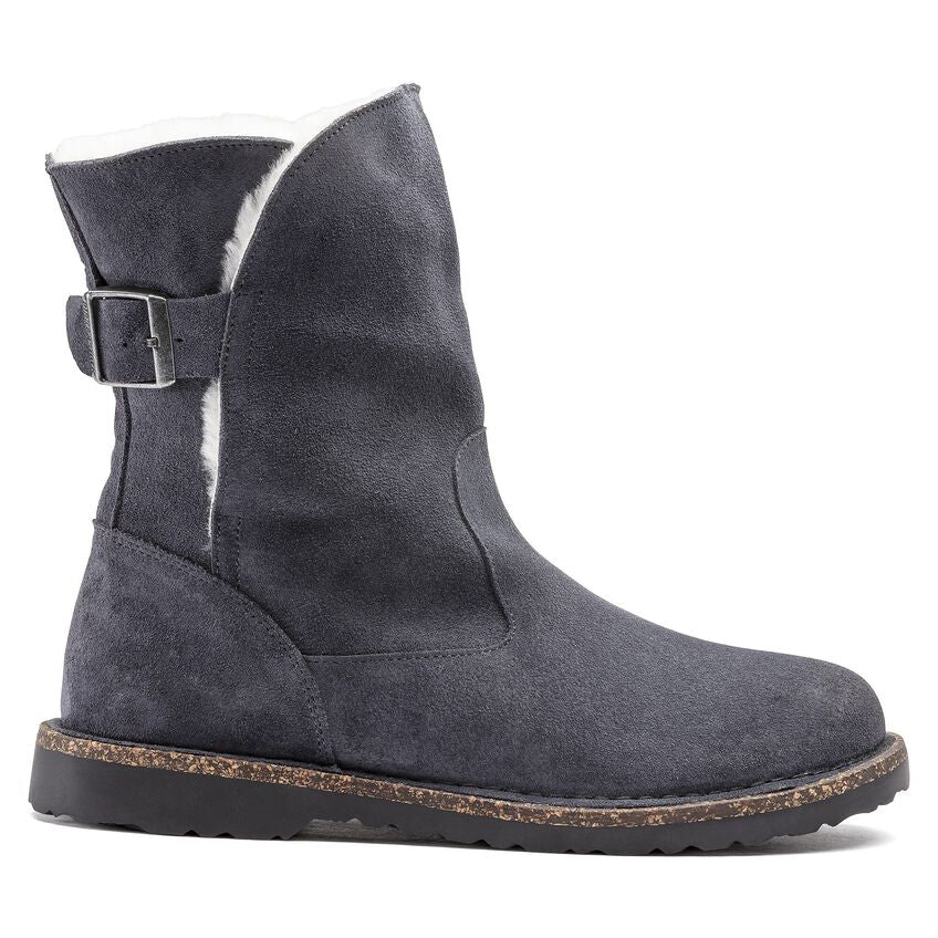 Birkenstock Uppsala Shearling Suede Leather Clogs - Comfortable Winter House Shoes for Women & Men - Perfect for Indoor, Outdoor & Cozy Home Wear
