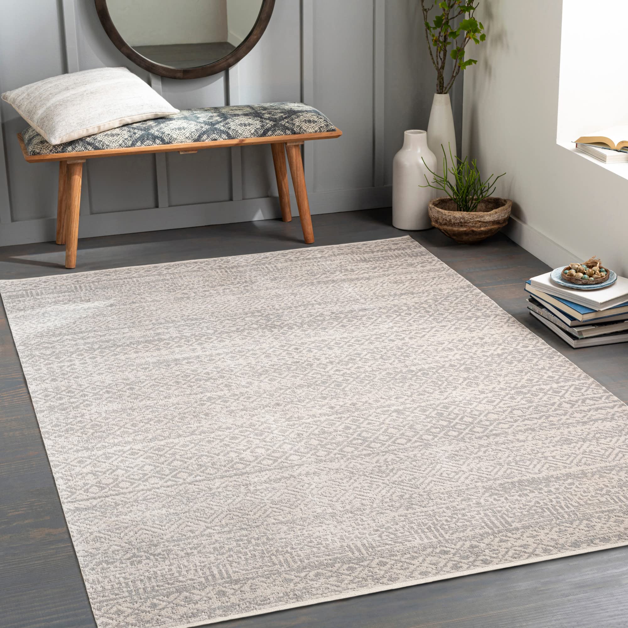 Artistic Weavers Lavadora Printed Boho Machine Washable Area Rug, 6'7