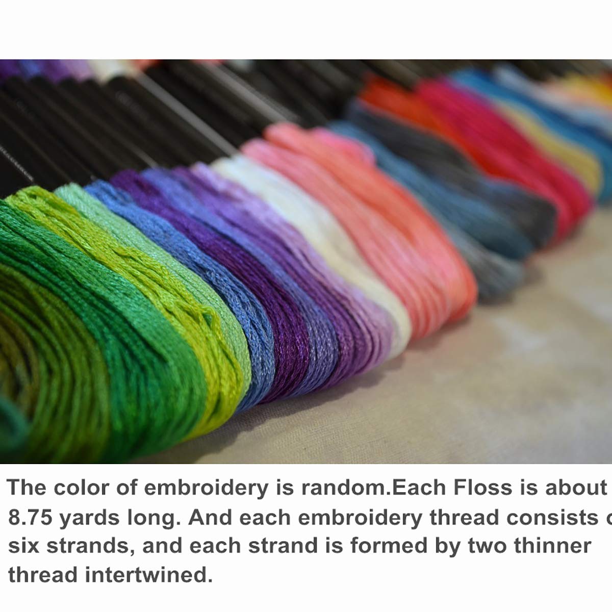 Vilihkc 150 Skeins Rainbow Embroidery Floss Set - Premium Cotton Cross Stitch Threads for DIY Bracelets, Friendship Bands & Handmade Crafts | Perfect for Scrapbooking, Needlework & Home Decor Projects
