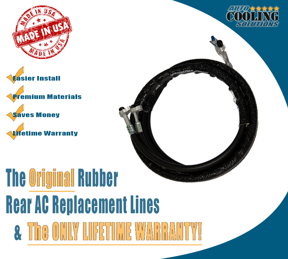 Rear AC Line Set for Journey 2012-2022 - Compatible with Dodge Journey AC Refrigerant Lines - Perfect for AC System Repair & Replacement
