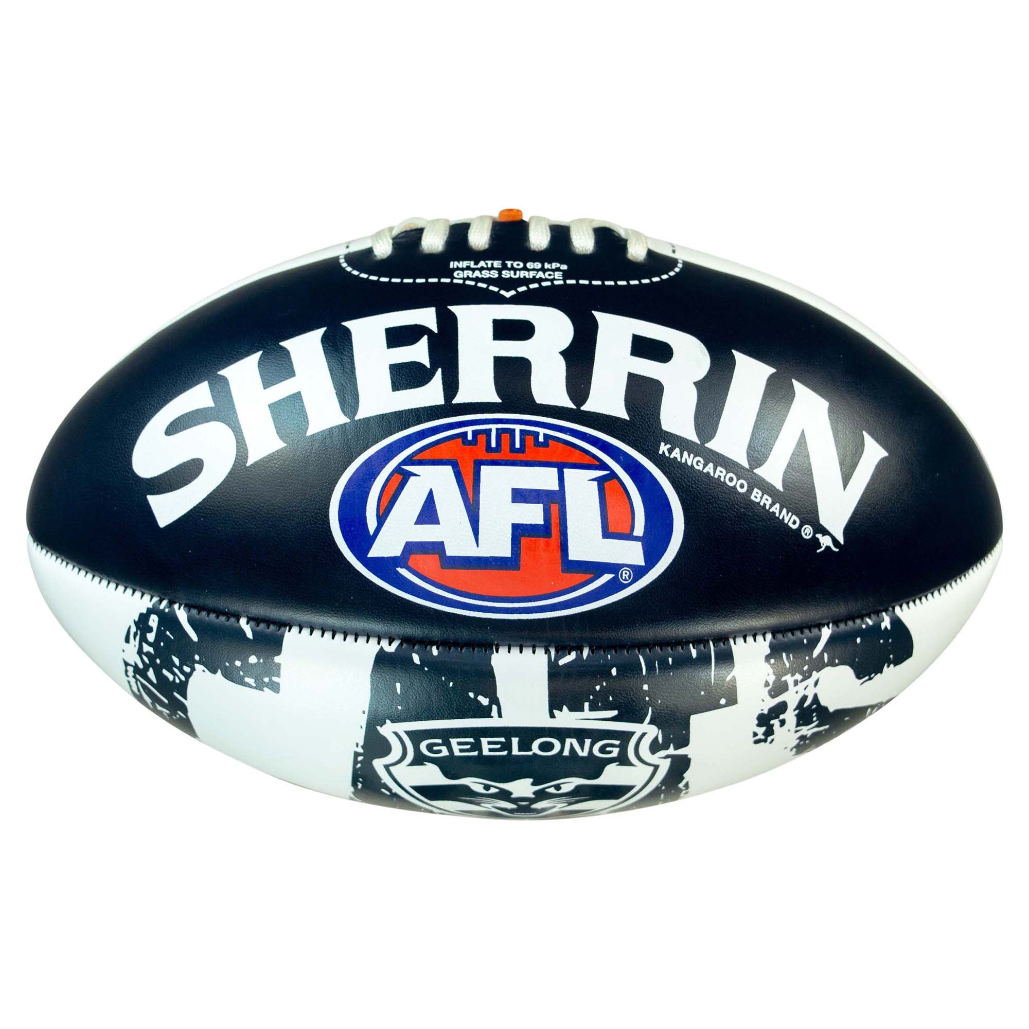 Official AFL Geelong Cats Team Icon Football - Premium Match Ball for Training, Games & Collectibles - Perfect Gift for AFL Fans & Sports Enthusiasts