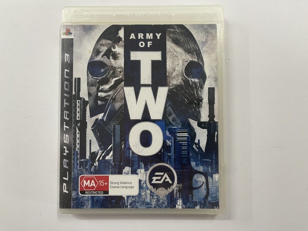 Army of Two Complete Game in Original Case - Playstation 3 PS3 Action Shooter for Co-op Gaming with Friends