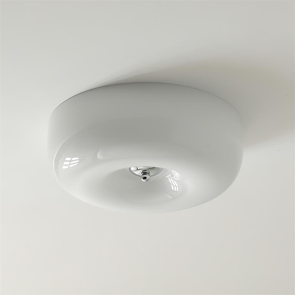 Cream Pudding Ceiling Light Fixture - Modern LED Bedroom Lighting for Living Room, Dining Room, Nursery & Home Decor