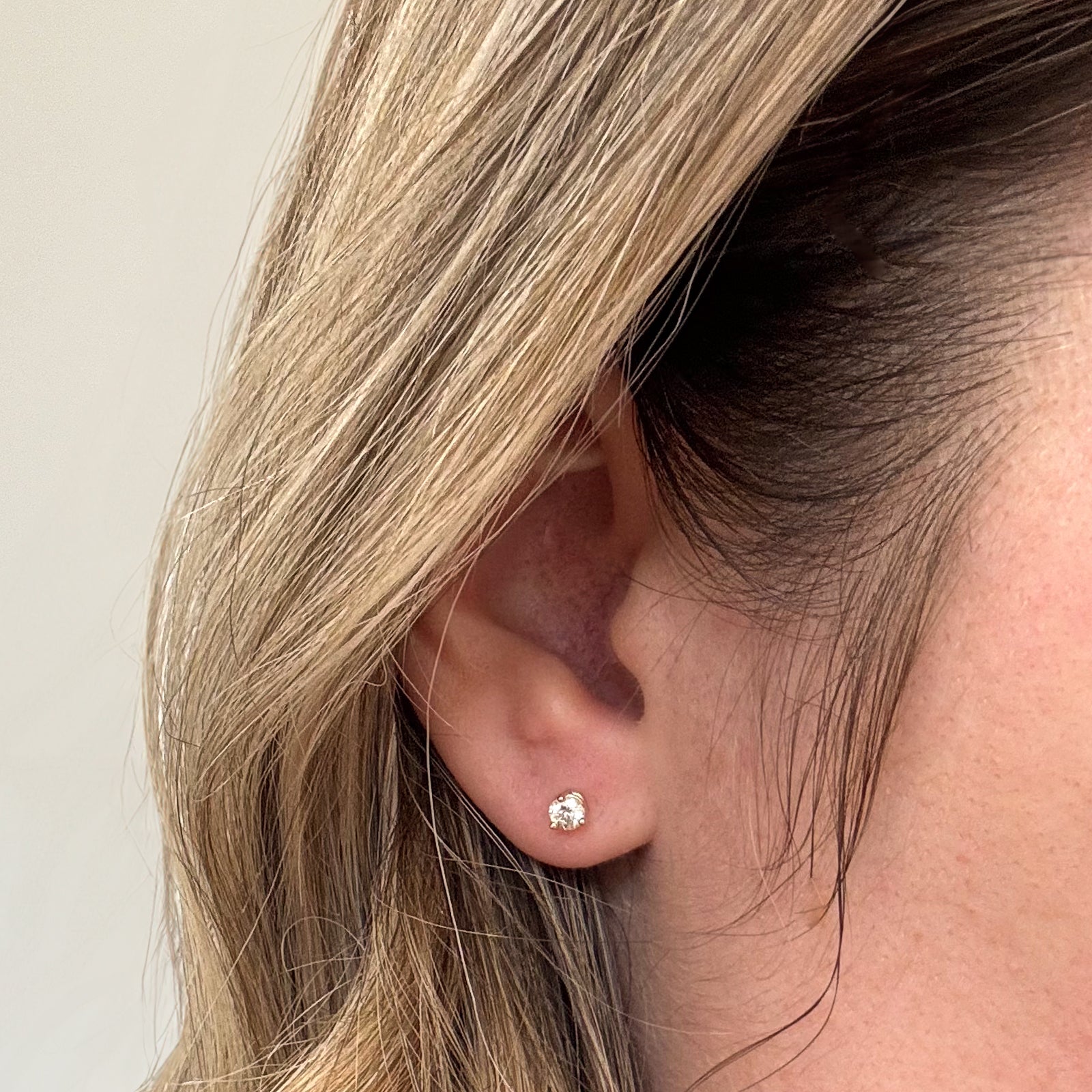 100 Ways Diamond Stud Press Fit Earring | 0.16ct Diamond Earrings for Women | Perfect for Parties, Weddings & Everyday Wear