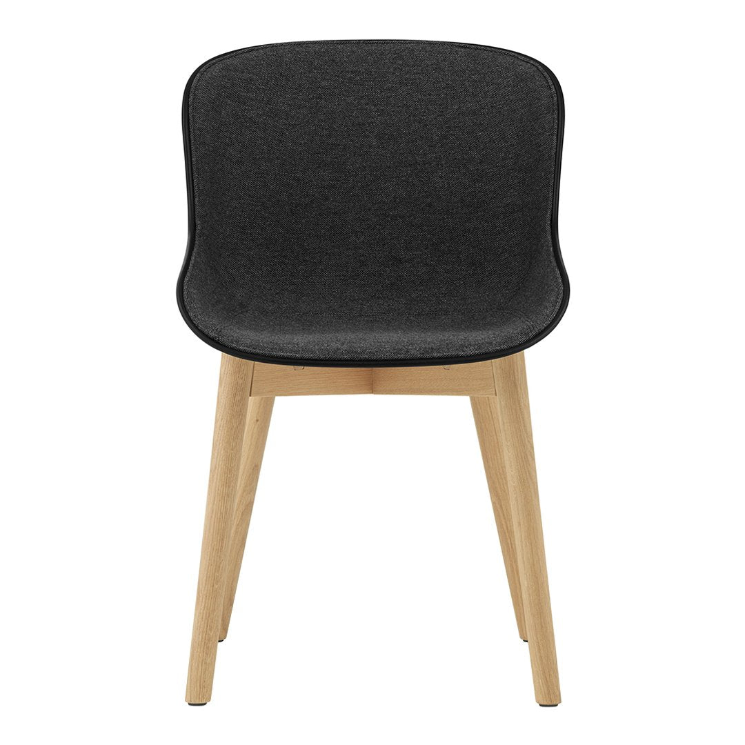 Hyg Side Chair with Wood Base and Front Upholstery - Modern Dining Room & Office Accent Chair for Home Decor