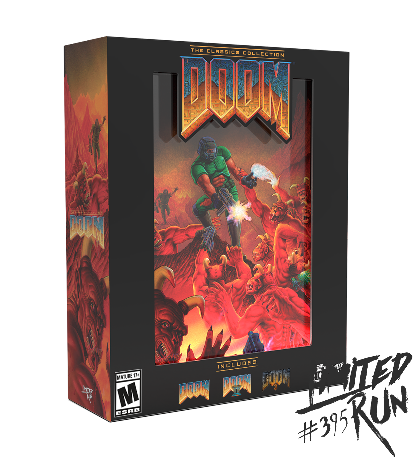 DOOM: The Classics Collection Collector's Edition (Limited Run #395) for PS4 - Perfect for Retro Gaming Enthusiasts and DOOM Fans