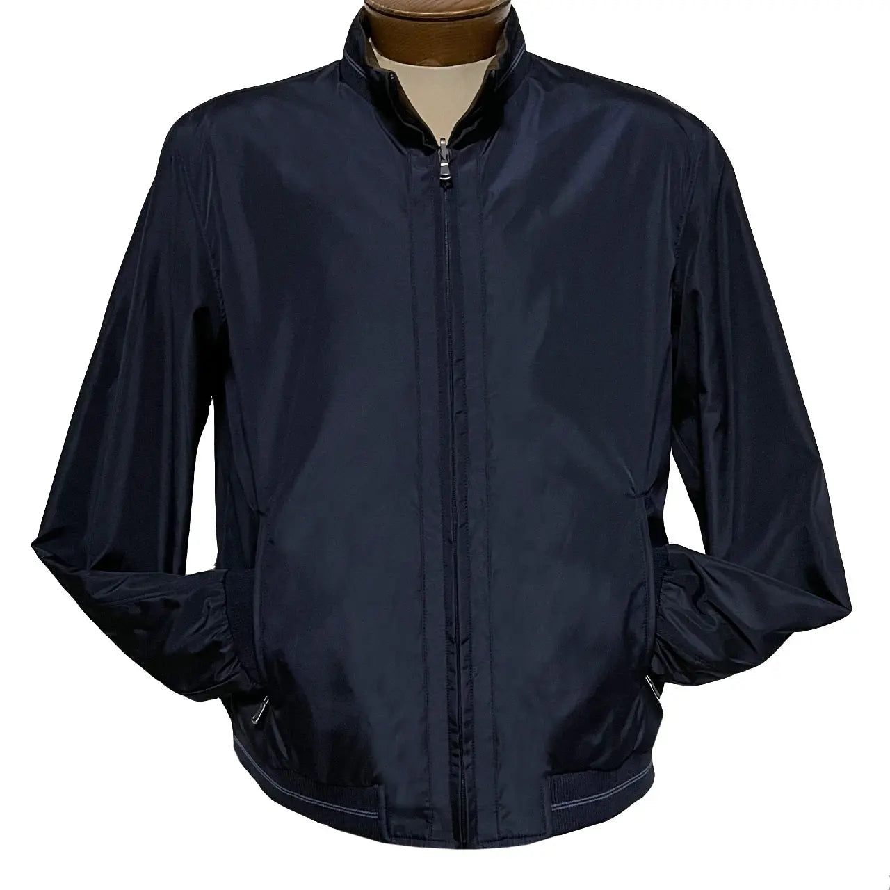 Brown Suede Reversible Jacket - Navy Blue & Brown, Stylish & Comfortable for Outdoor Activities, Travel, and Casual Wear