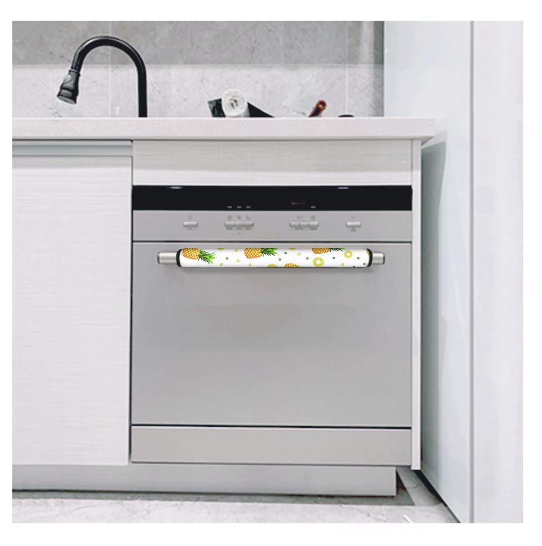 2 Pack Purple Refrigerator Handle Covers - Microwave/Dishwasher/Oven Protector for Kitchen Safety