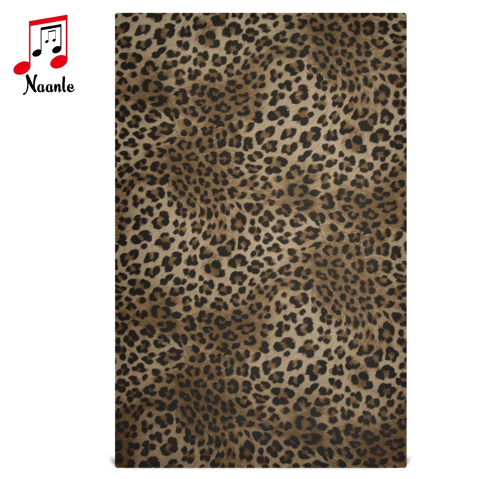 Naanle 4-Pack Leopard Print Kitchen Towels - Absorbent, Reusable & Fast Drying Dish Cloths (28